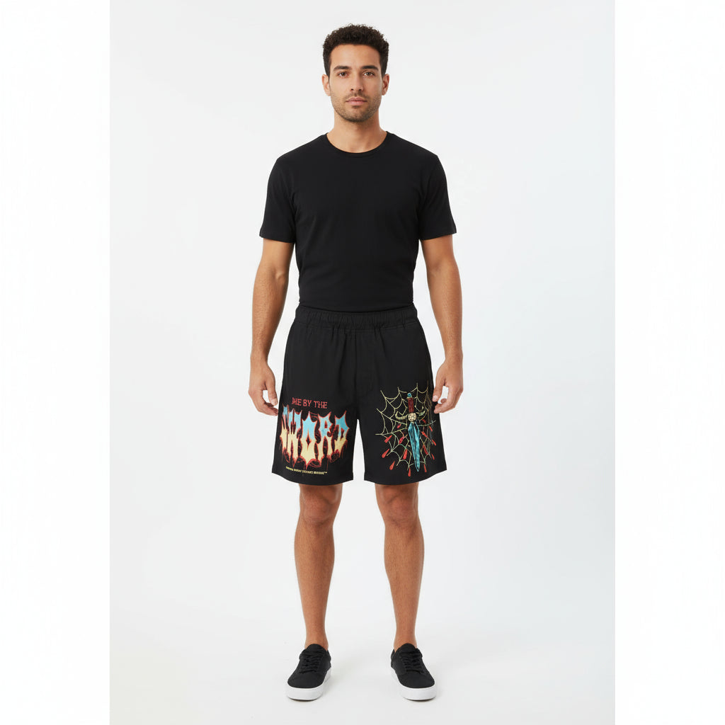 Luxoryn Printed jugger shorts  #N0001