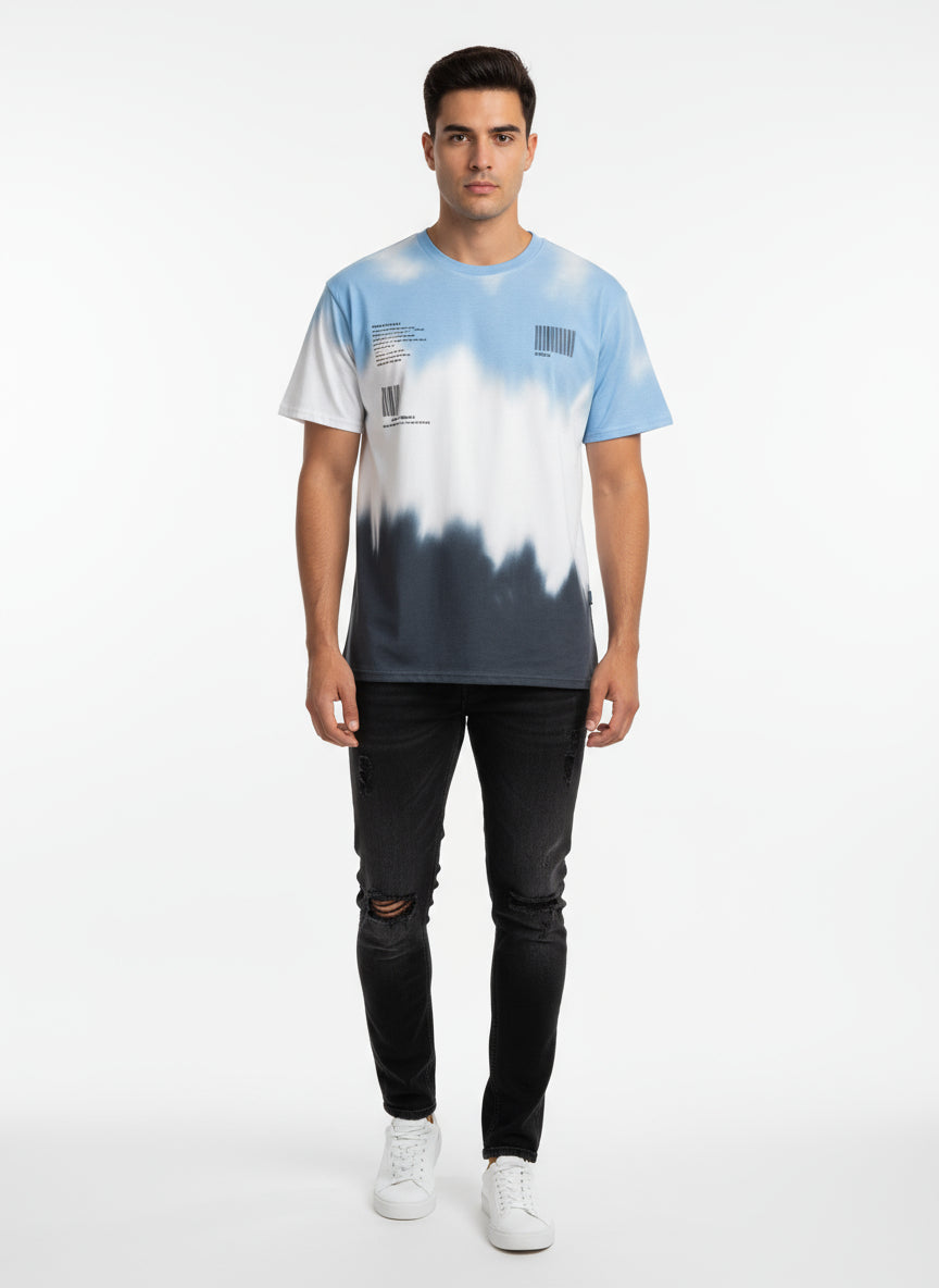 Round neck casual T shirt #R0005