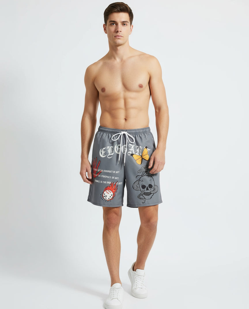 Luxoryn Full Printed jugger shorts  #N00017