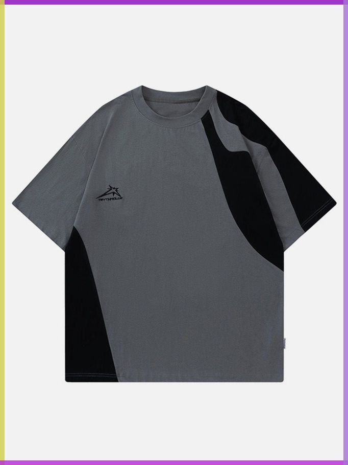 Round neck casual T shirt #R0008