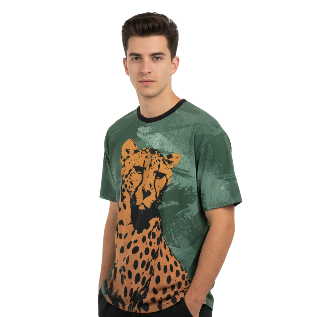 Round neck casual T shirt #R0024