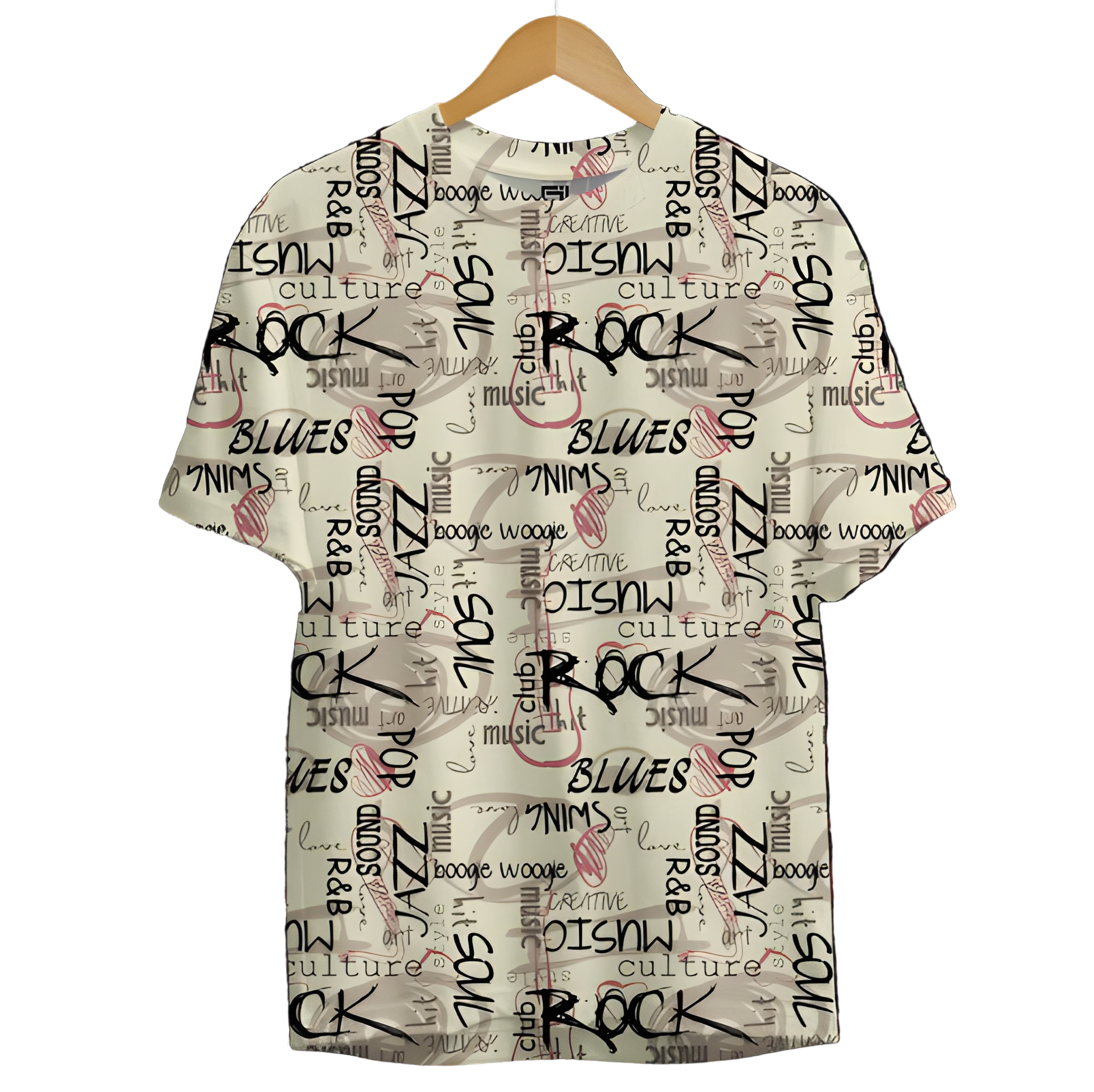 Round neck casual T shirt #R0022