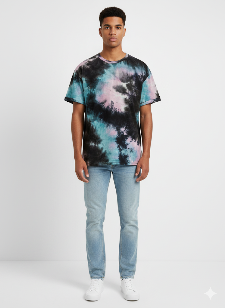 Round neck casual T shirt #R0007