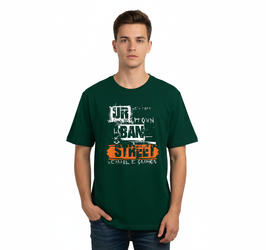 Round neck casual T shirt #R0012